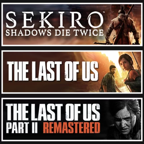 Sekiro Shadows Die Twice+Last Of Us 1 +2